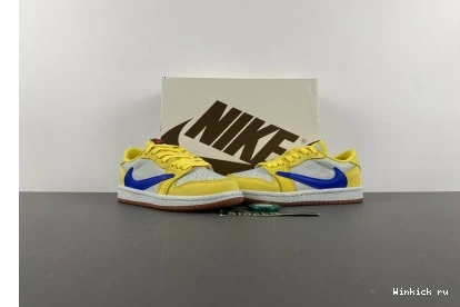 Scott x Jordan 1 x Air OG (KIDS)Travis Fragment Low 0727